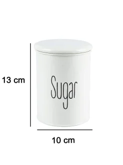 Sugar Jar With Lid - (Off White, 900mL)