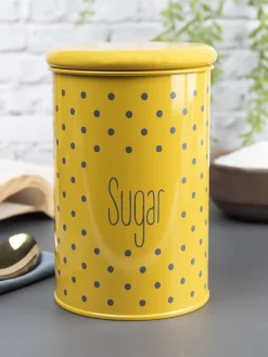 Sugar Jar With Lid - (Yellow, 900mL)