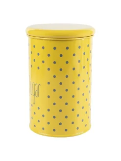 Sugar Jar With Lid - (Yellow, 900mL)