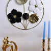 Sun-Kissed Vibe - Round Sunflower Wall Plaque