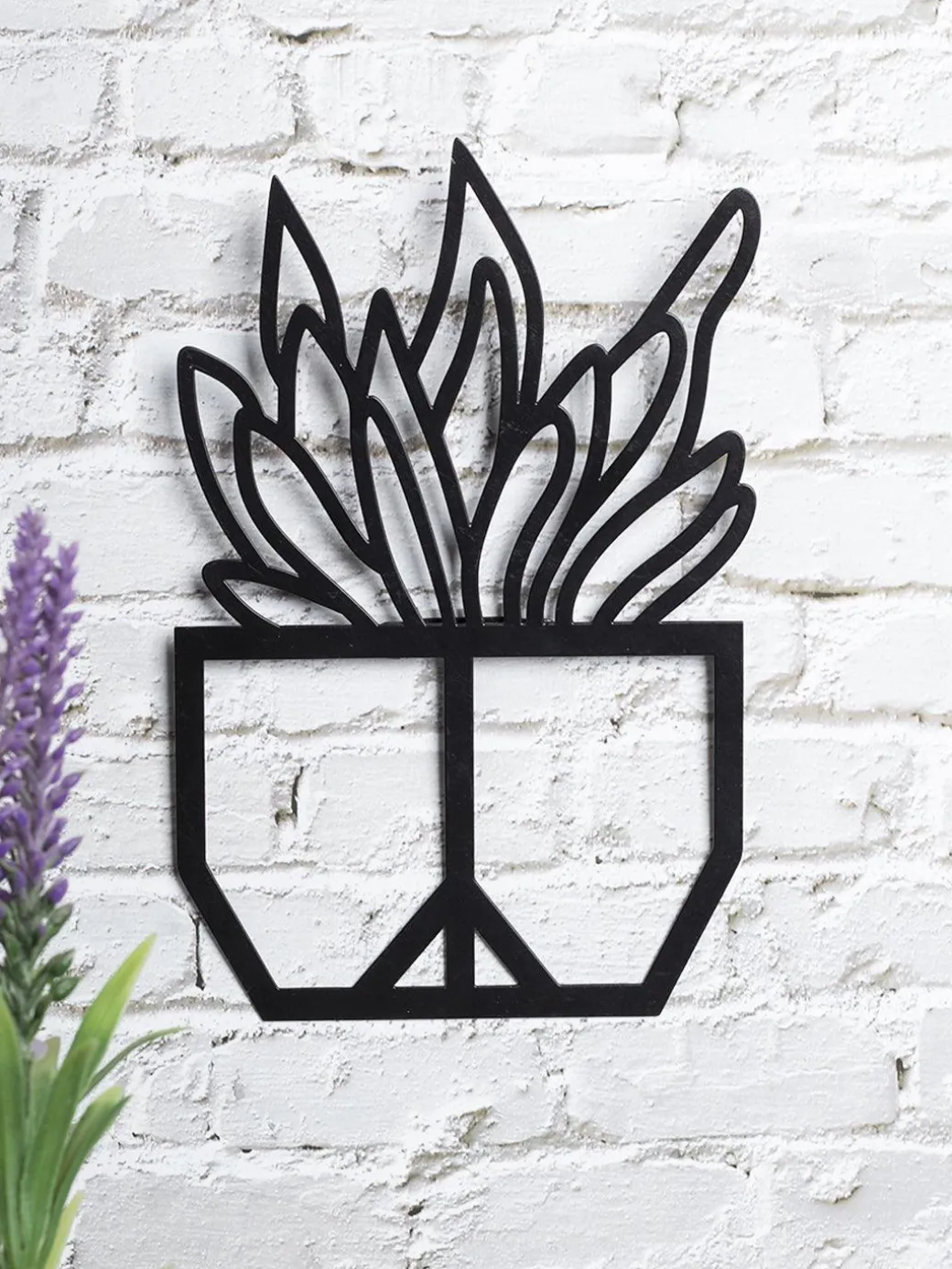 Table Planters Shaped Metal Wall Art