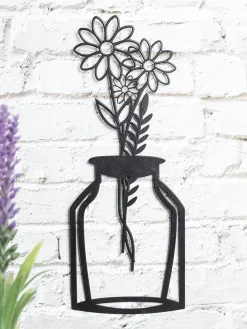 Table Planters Shaped Metal Wall Art