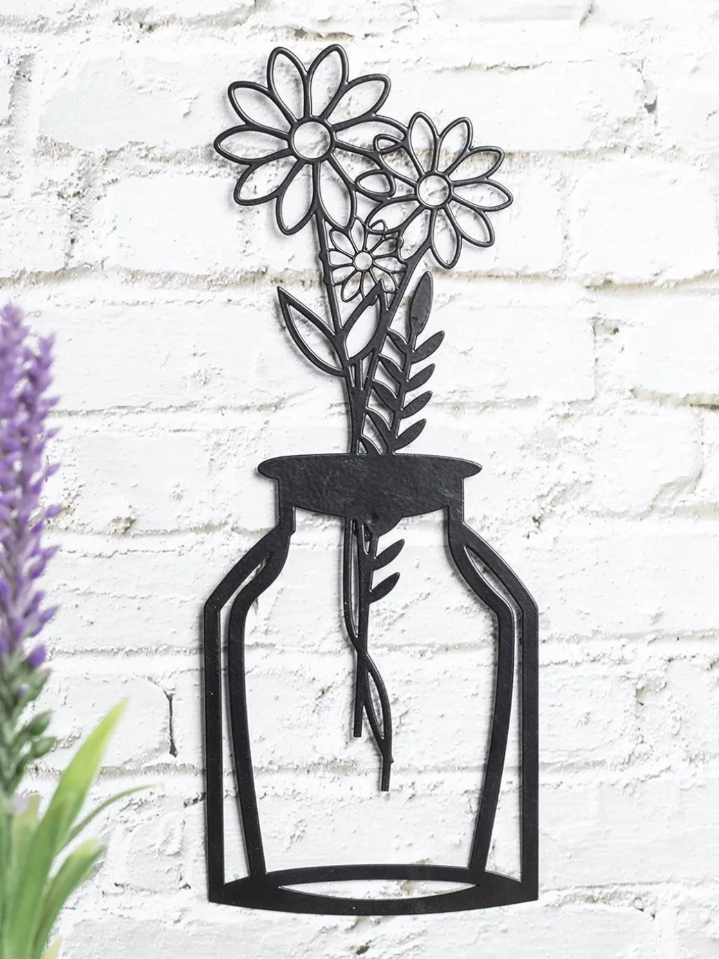Table Planters Shaped Metal Wall Art