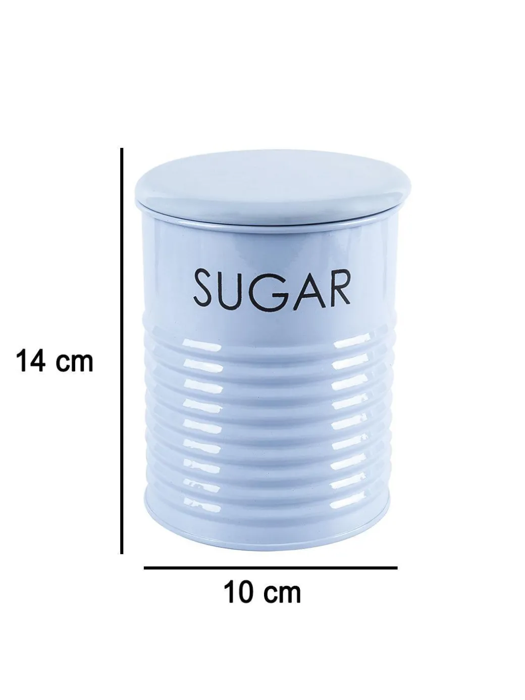 Tea & Sugar Jar - Set Of 2 (Blue, Each 900 mL)