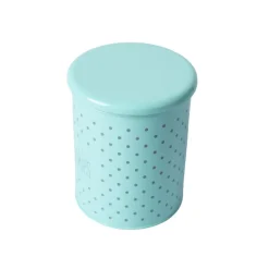 Tea & Sugar Jar (Each 900 Ml) + Cookie & Namkeen Jar (Each 1700 Ml) - Polka Dot Green, Set Of 4
