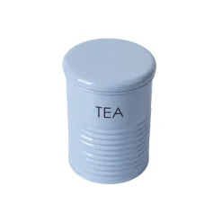 Tea & Sugar Jar (Each 900 Ml) + Biscuits & Namkeen Jar (Each 1700 Ml) - Light Blue, Set Of 4