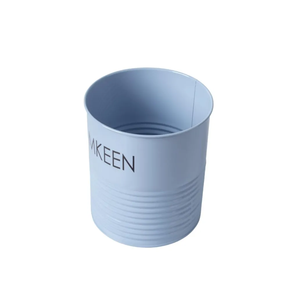 Tea & Sugar Jar (Each 900 Ml) + Biscuits & Namkeen Jar (Each 1700 Ml) - Light Blue, Set Of 4