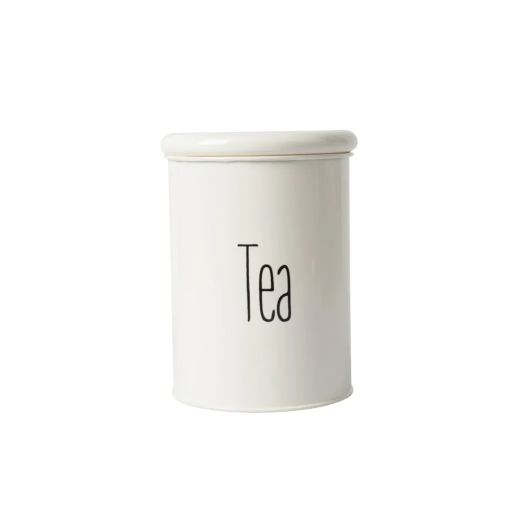 Tea & Sugar Jar (Each 900 Ml) + Biscuits & Namkeen Jar (Each 1700 Ml) - White, Set Of 4