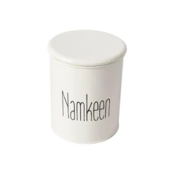 Tea & Sugar Jar (Each 900 Ml) + Biscuits & Namkeen Jar (Each 1700 Ml) - White, Set Of 4