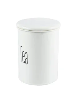 Tea & Sugar Jars - Set Of 2 (White, Each 900 mL)