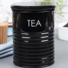 Tea Jar with Lid - (Black, 900mL)