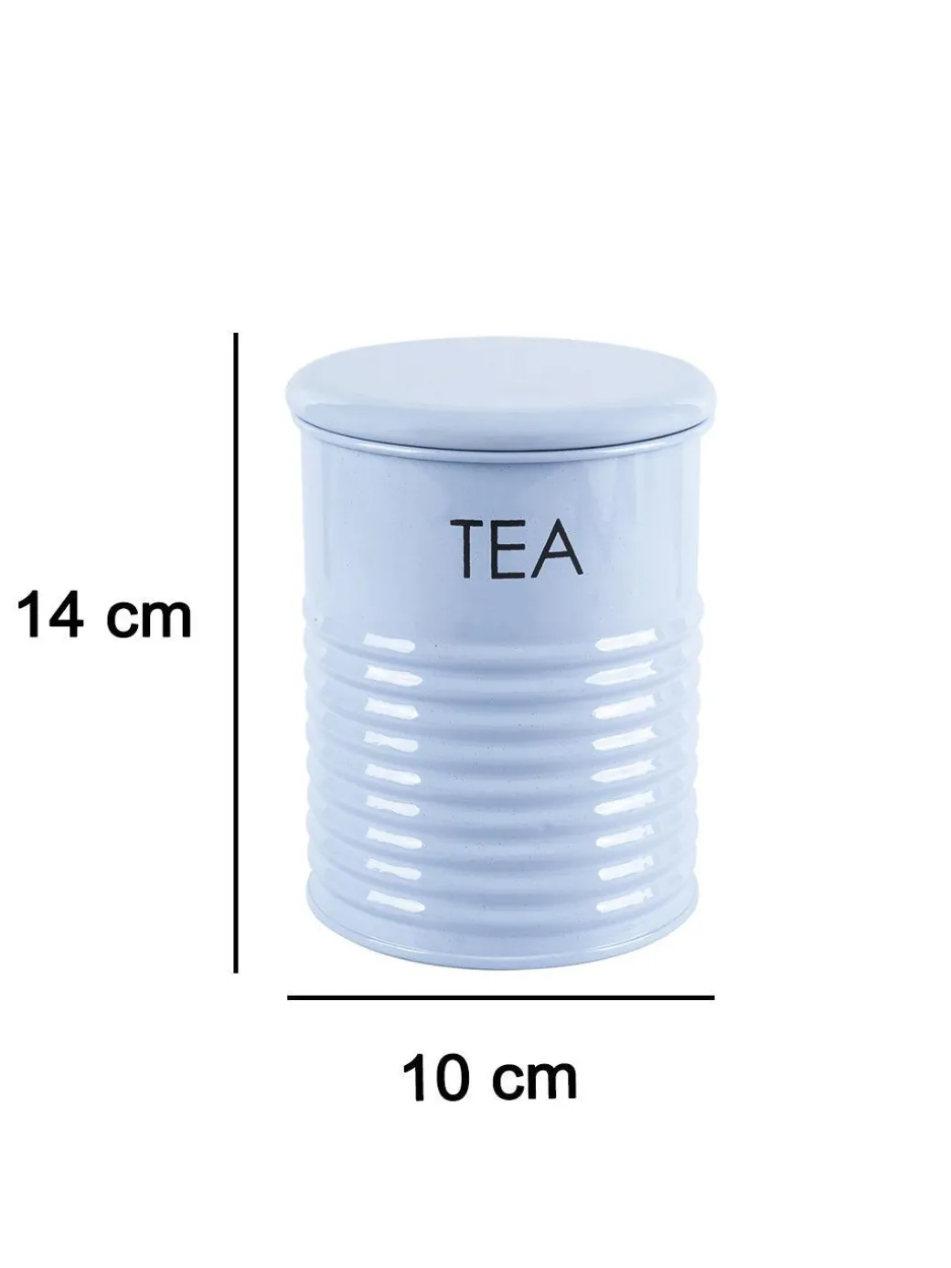 Tea Jar with Lid - (Blue, 900mL)