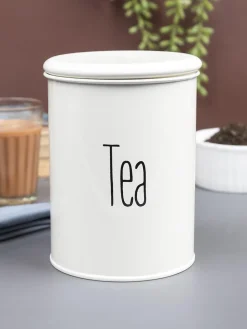 Tea Jar with Lid - (Off White, 900mL)
