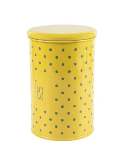 Tea Jar with Lid - (Yellow, 900mL)