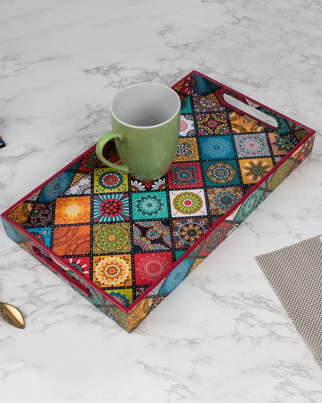 Traditional Multi Style Tray with Handle