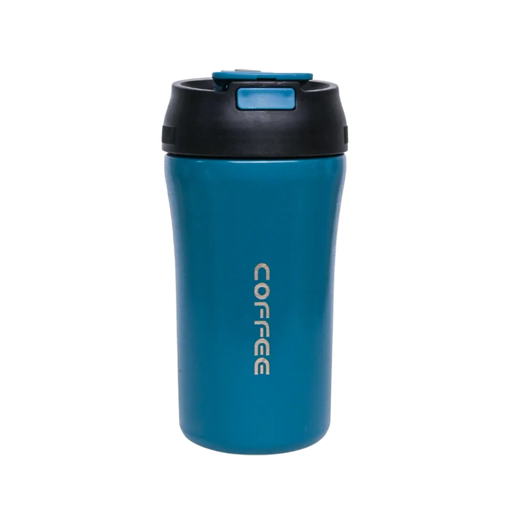 Tumbler Mug With Lid - 400mL, Blue