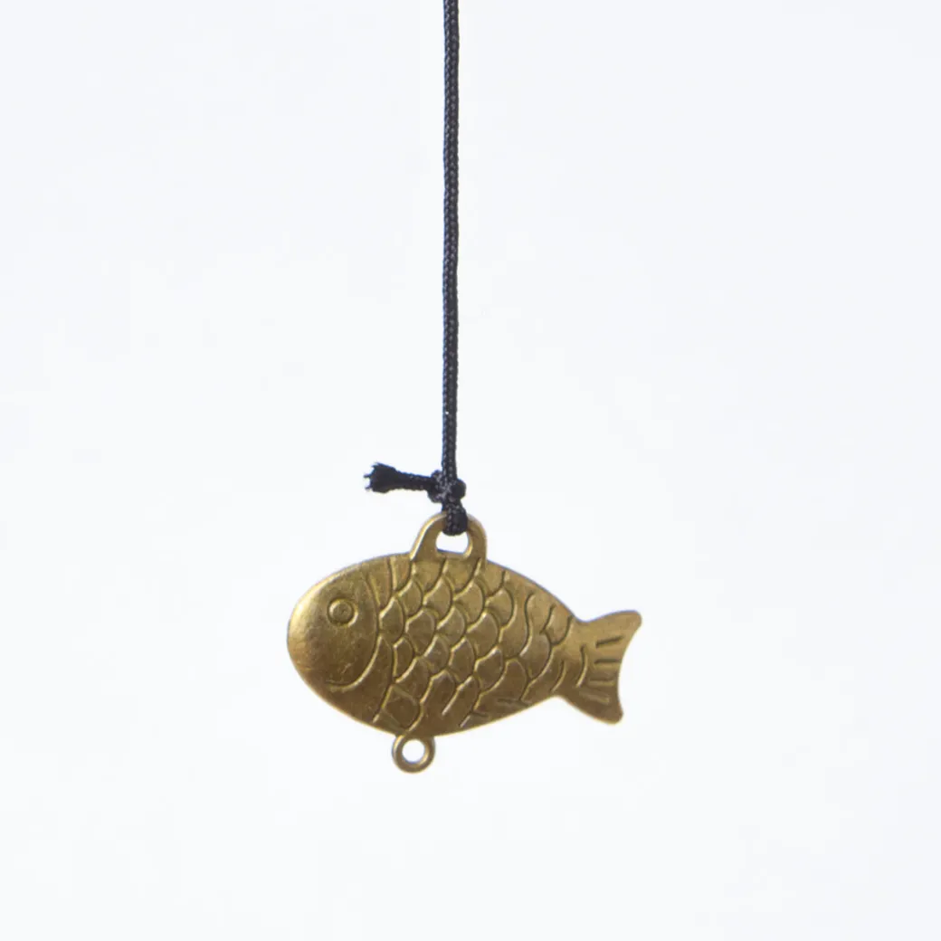 Unique Copper Decorative Wind Chime For Home - 7 X 7 X 53.5 Cm