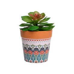 VON CASA Artificial Potted Plant - Mandala Style