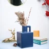 VON CASA Ceramic Blue Vase