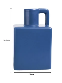 VON CASA Ceramic Blue Vase