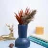 VON CASA Ceramic Blue Vase