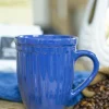 VON CASA Ceramic Coffee & Tea Mug - 300 Ml, Blue