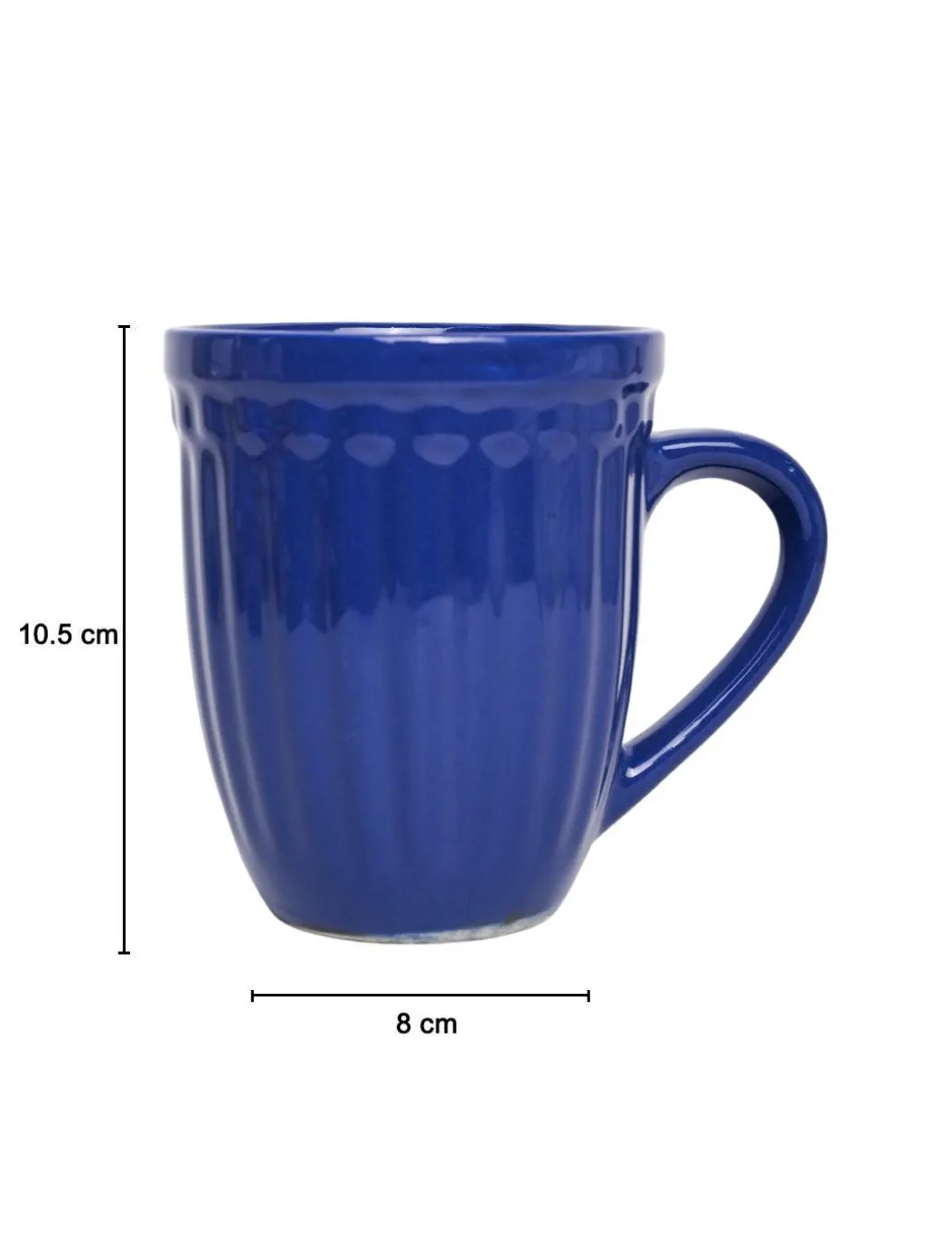 VON CASA Ceramic Coffee & Tea Mug - 300 Ml, Blue