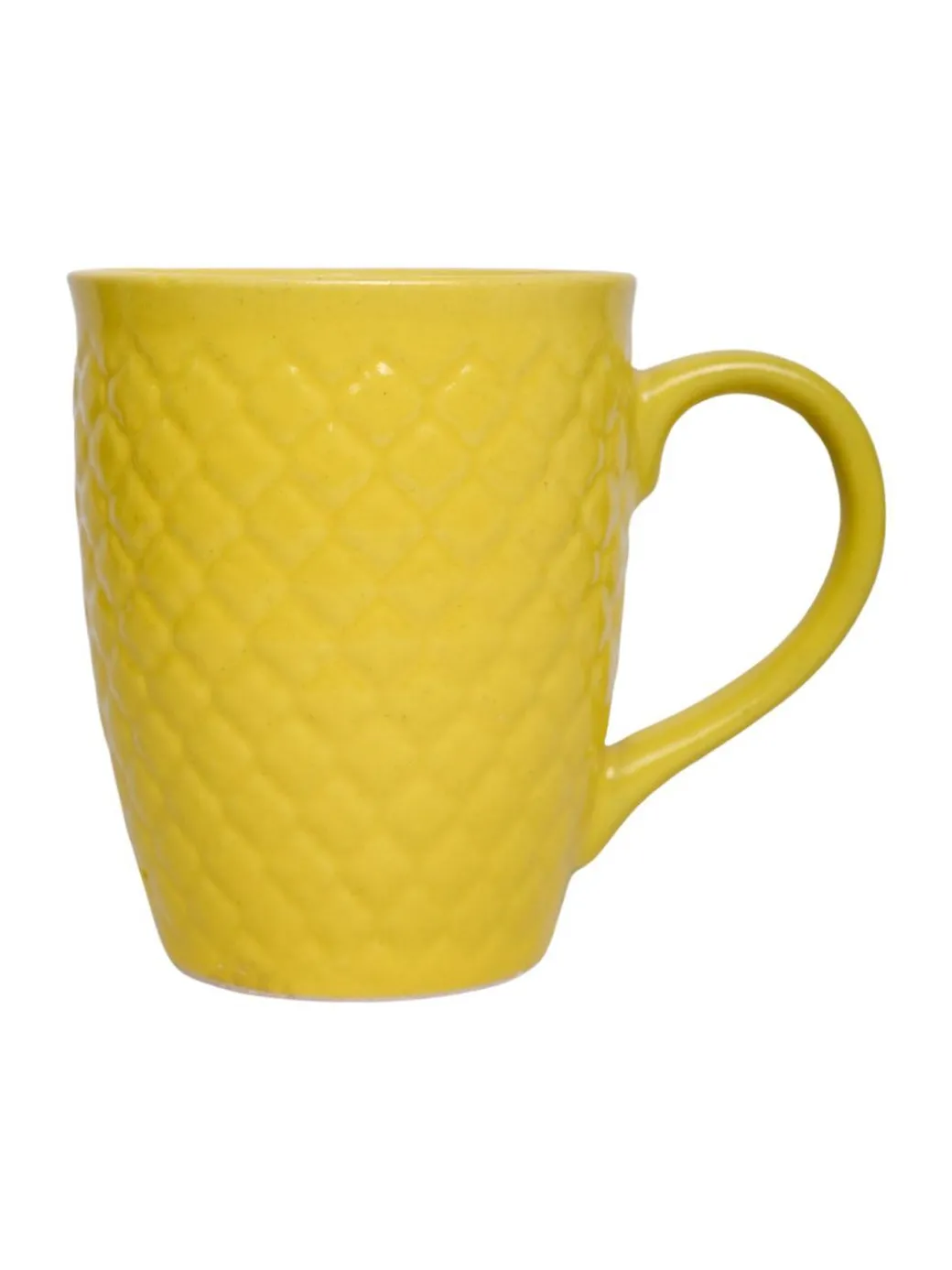 VON CASA Ceramic Coffee Mug - 320 Ml, Yellow