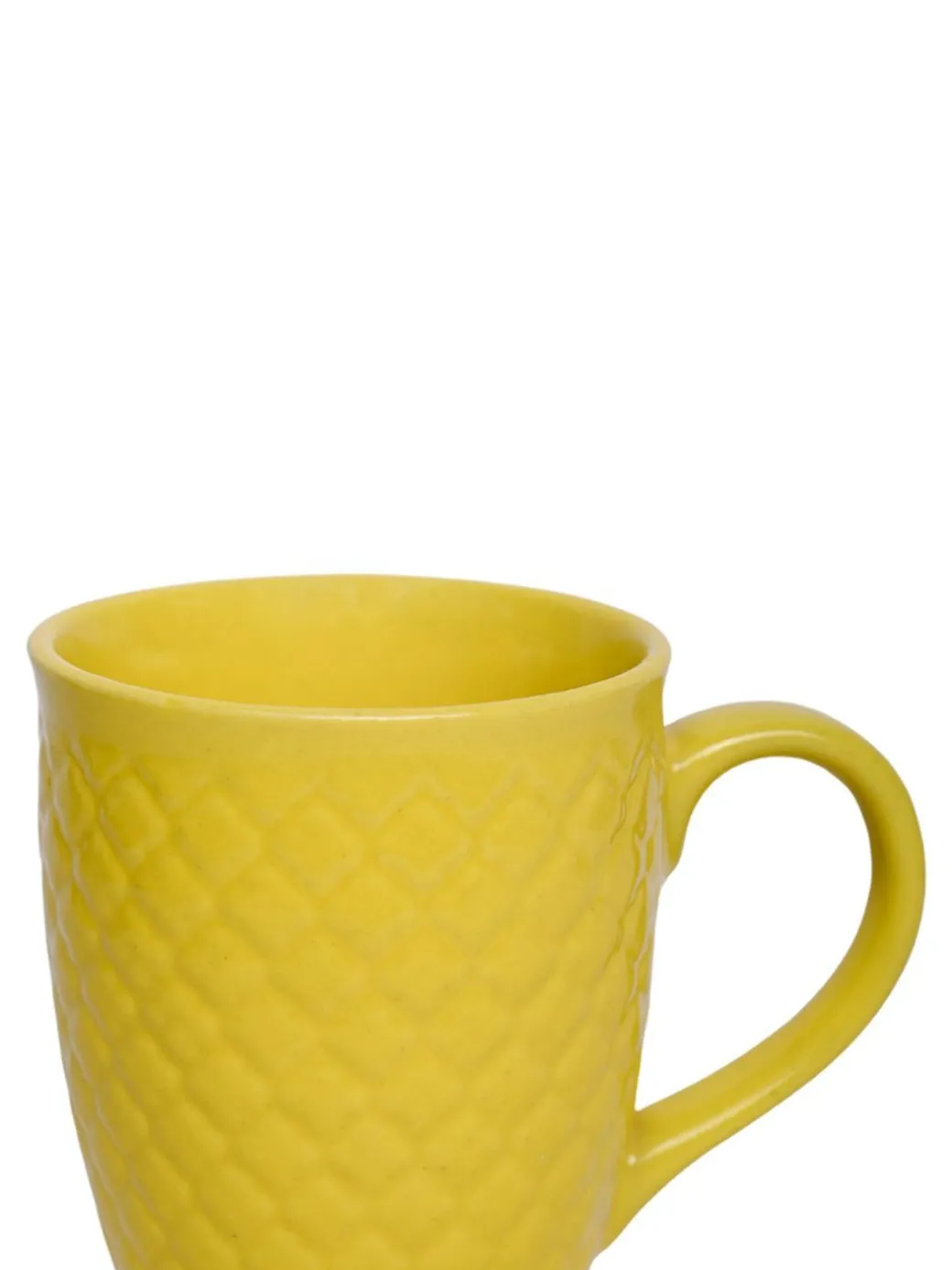 VON CASA Ceramic Coffee Mug - 320 Ml, Yellow