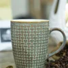 VON CASA Ceramic Coffee Mug - 320 Ml, Dull Brown