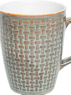 VON CASA Ceramic Coffee Mug - 320 Ml, Dull Brown