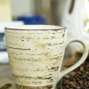 VON CASA Ceramic Mug - 330Ml, Cream