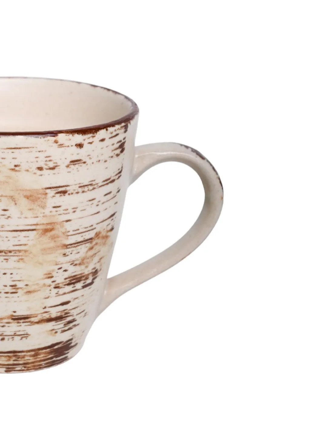 VON CASA Ceramic Mug - 330Ml, Cream