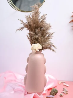 VON CASA Ceramic Peach Vase