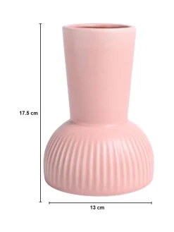 VON CASA Ceramic Peach Vase