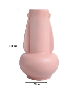 VON CASA Ceramic Peach Vase