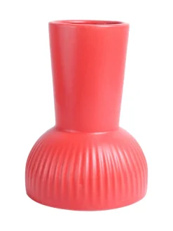 VON CASA Ceramic Red Vase