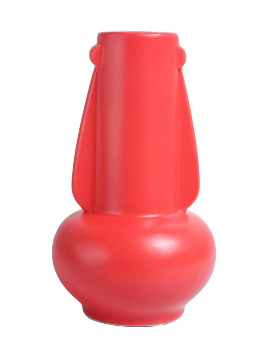 VON CASA Ceramic Red Vase