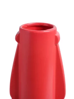 VON CASA Ceramic Red Vase