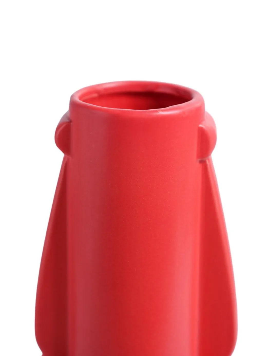 VON CASA Ceramic Red Vase