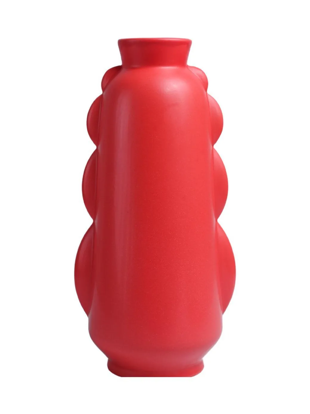 VON CASA Ceramic Red Vase