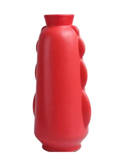 VON CASA Ceramic Red Vase