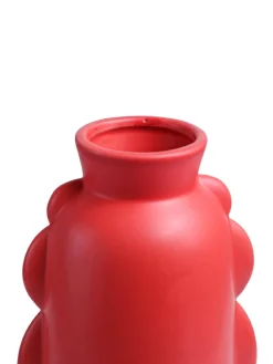 VON CASA Ceramic Red Vase