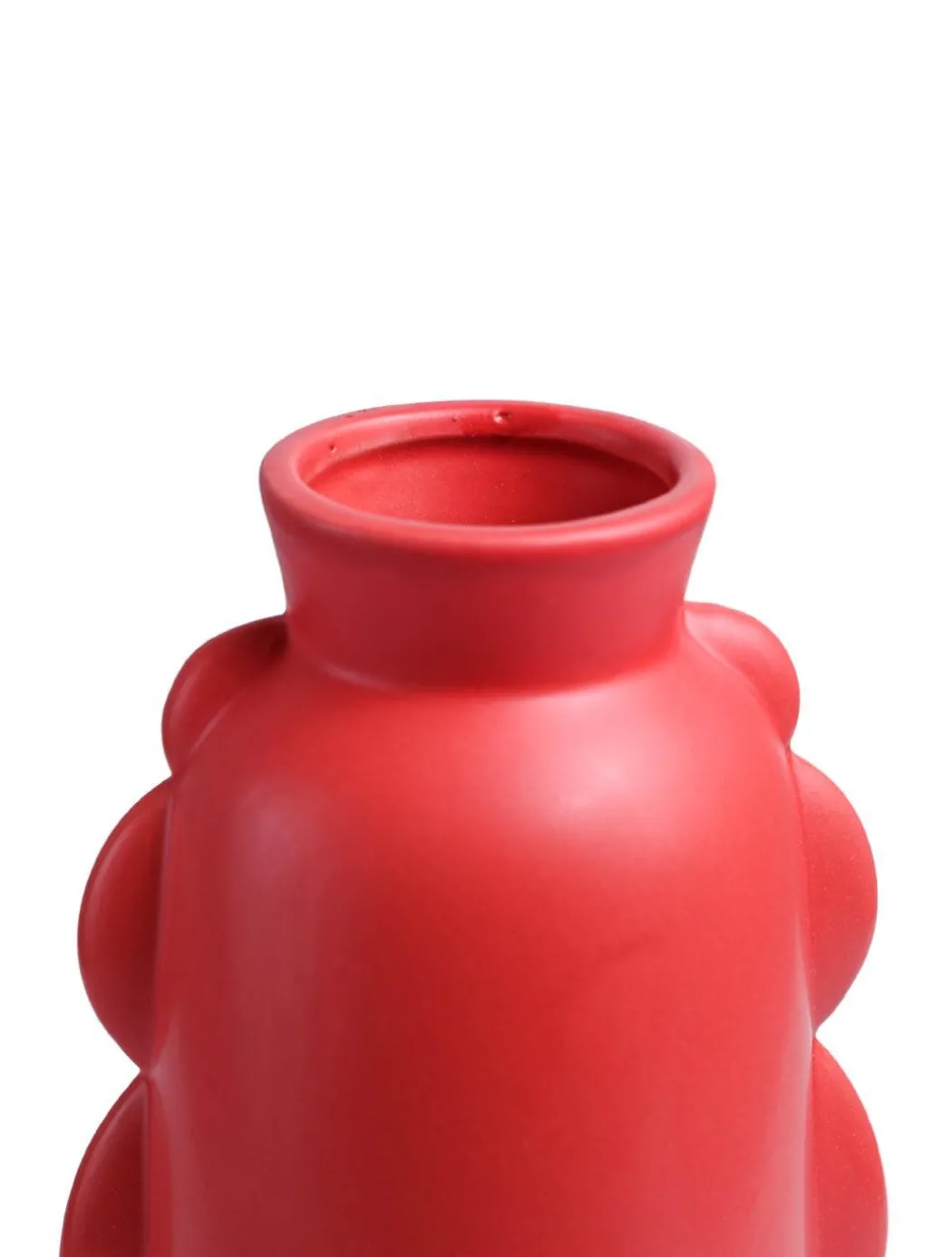VON CASA Ceramic Red Vase