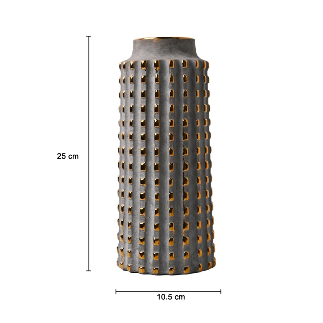 VON CASA Geometric Ceramic Vase
