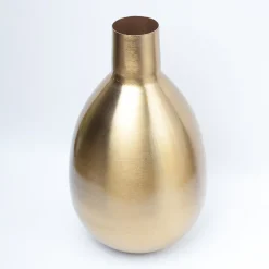 VON CASA Gold Pear Flower Vase