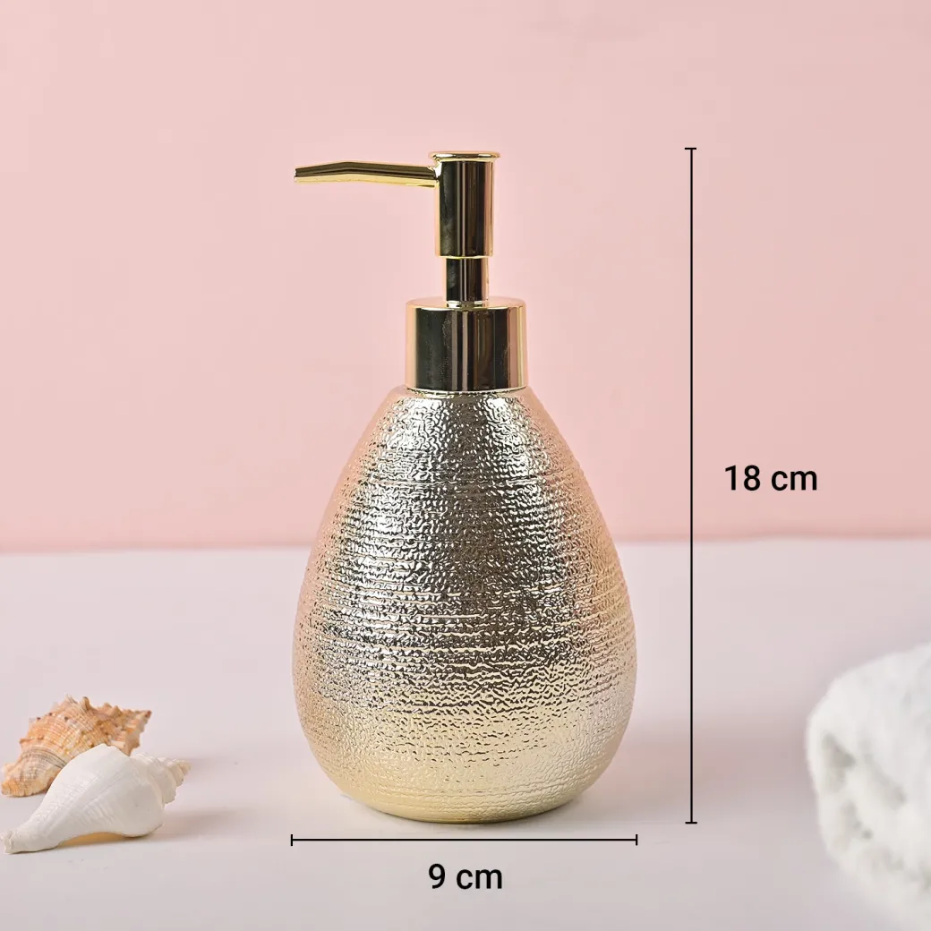 VON CASA Gold Stone Soap Dispenser