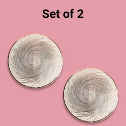 VON CASA Golden Placemat Set Of 2