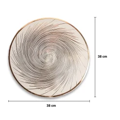 VON CASA Golden Placemat Set Of 2