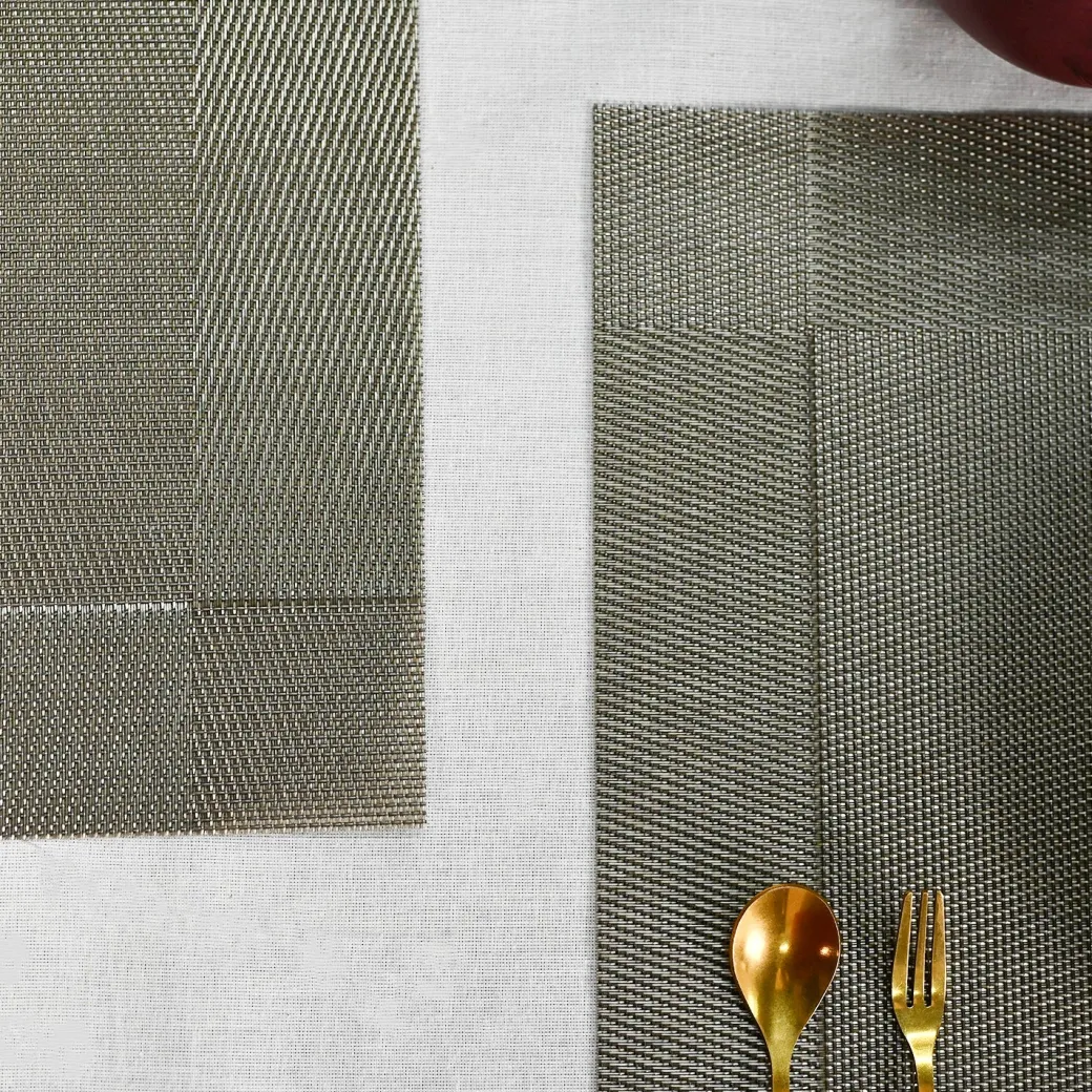 VON CASA Green Placemat Set Of 6